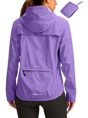 Lightweight Waterproof Cycling Rain Jacket | Windbreaker, Packable, Reflective